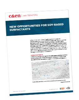 New opportunities for soy-based surfactants