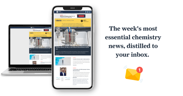 The week's most essential chemistry news, distilled to your inbox.